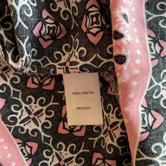 J. Jill Floral Print Long Sleeve Top Plus 3X - Picture 4 of 6